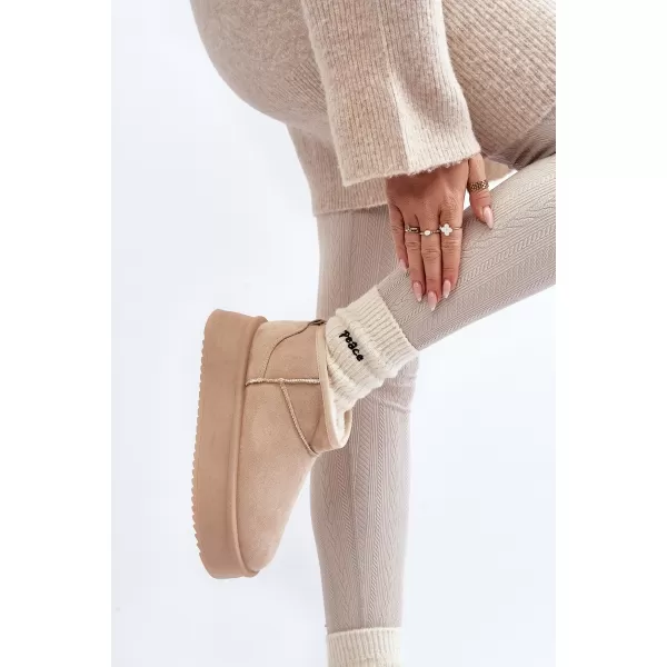  Dámske snehule BOTO CALIKSA 29613 BEIGE 