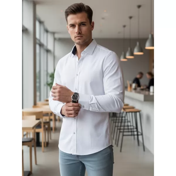  Pánska košeľa DSTREET DX2618 BIELA 