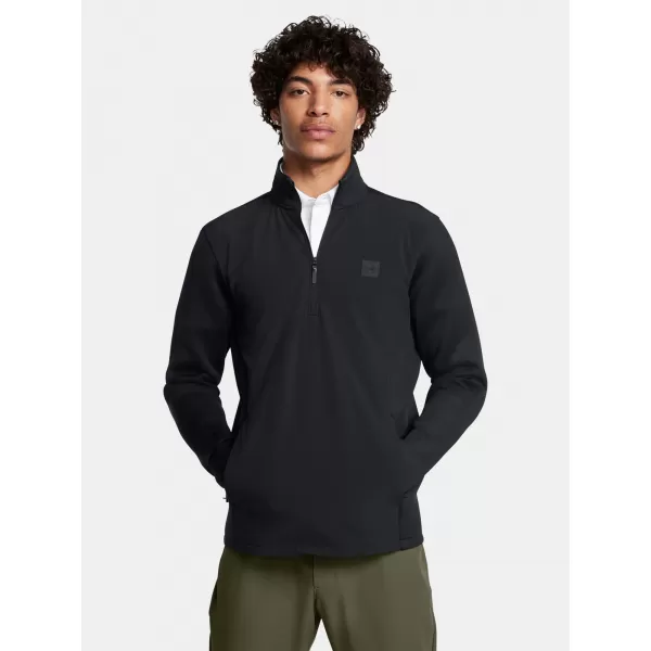  Pánska mikina UNDER ARMOUR UA DRIVE PRO STORM HYB HZ 1387118-001 ČIERNA 