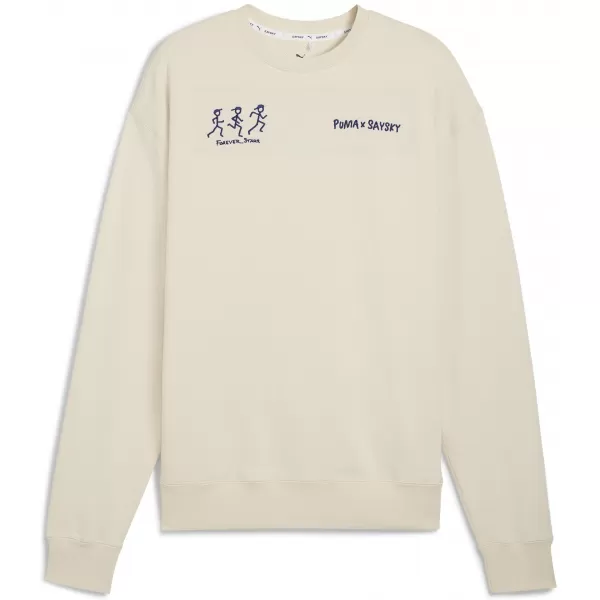  Mikina PUMA UNISEX X SAYSKY LS KNIT 527557-87 ALPSKÝ SNEH 