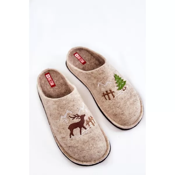  Dámske šľapky BIG STAR KK276016 BEIGE Big Star Shoes 