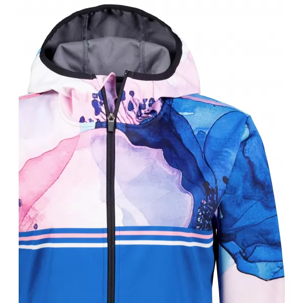  Dámska softshellová bunda premium ALTISPORT VOJ/ALW117JACK01 MODRÁ/RUŽOVÁ 