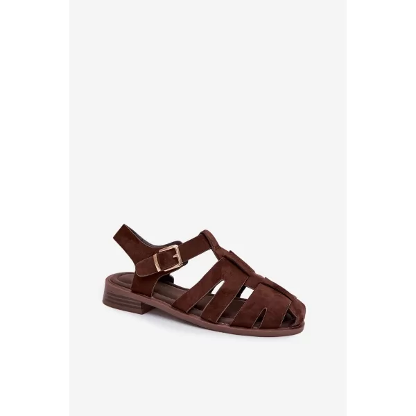  Dámske sandále BOTO JANESSA 41474 BROWN 