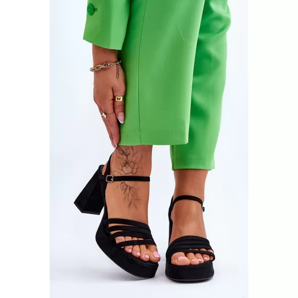  Dámske sandále BOTO VERDA 24605 BLACK 