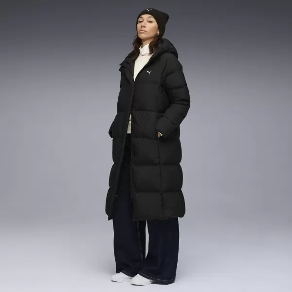  Dámsky kabát PUMA HOODED DOWN PUFFER COAT 688390-01 PUMA ČIERNA 