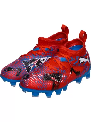 Detská obuv PUMA FUTURE 8 MATCH PLAY FG/AG JR 108750-01 ČERVENÉ/ČIERNE/MODRÉ/RUŽOVÉ PIXELY
