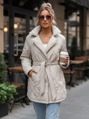 Dámska bunda DSTREET TY5587 BIELA