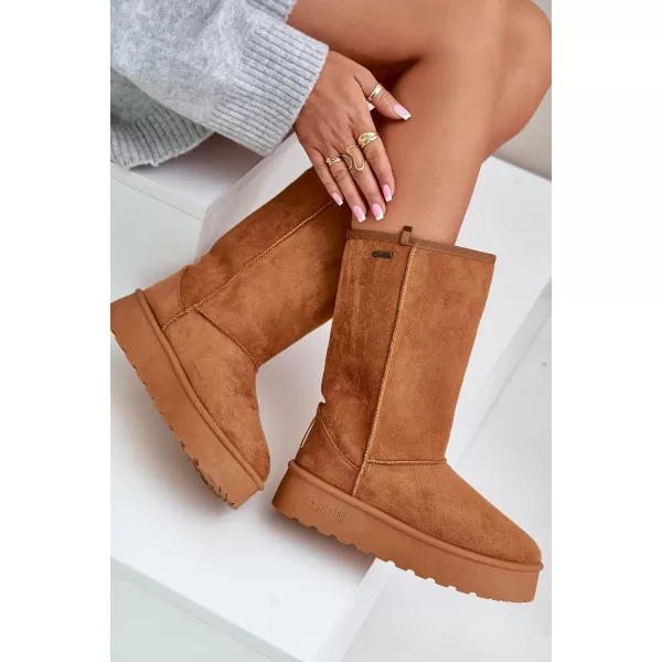  Dámske topánky BIG STAR OO274893 BROWN/BEIGE Big Star Shoes 