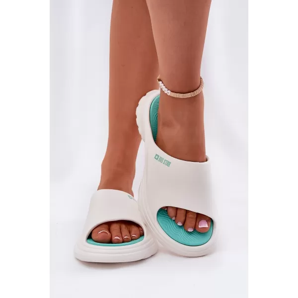  Dámske šľapky BIG STAR RR274A586 WHITE Big Star Shoes 