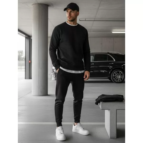  Pánska mikina DSTREET BX2416 ČIERNA 