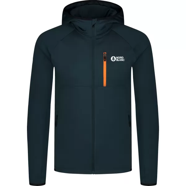  Pánska mikina powerfleece NORDBLANC CREEK NBWFM8280 MODROZELENÁ 