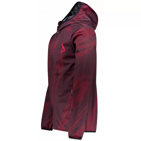  Pánska softshellová bunda premium ALTISPORT VOJ/ALM072JACK01 WINE/RED 