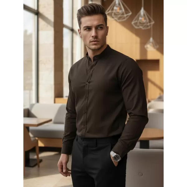  Pánska košeľa DSTREET DX2678 HNEDÁ 