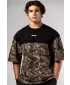 Oversized tričko POWER 898 SVETLO HNEDÁ CAMO Nebbia