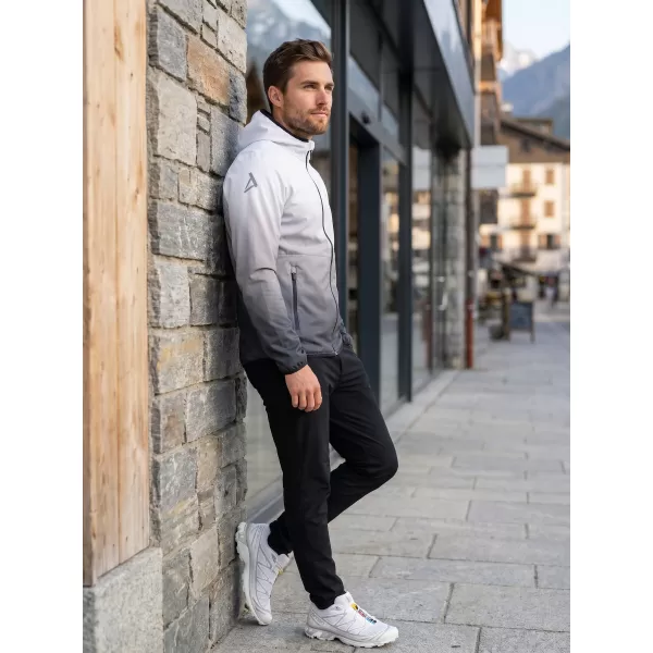  Pánska softshellová bunda premium ALTISPORT VOJ/ALM126JACK01 ČIERNOBIELA 