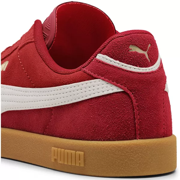 Čižmy PUMA CLUB II ERA SUEDE 400717-08 FORATRED/P.WHITE/ FORATRED/P.WHITE/PUMA GOLD 
