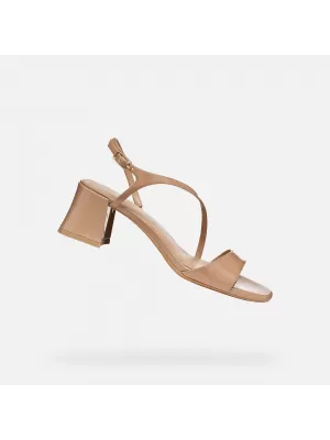 Dámske sandále GEOX NEW ERAKLIA 50 T01 G012946 SVETLO HNEDÁ