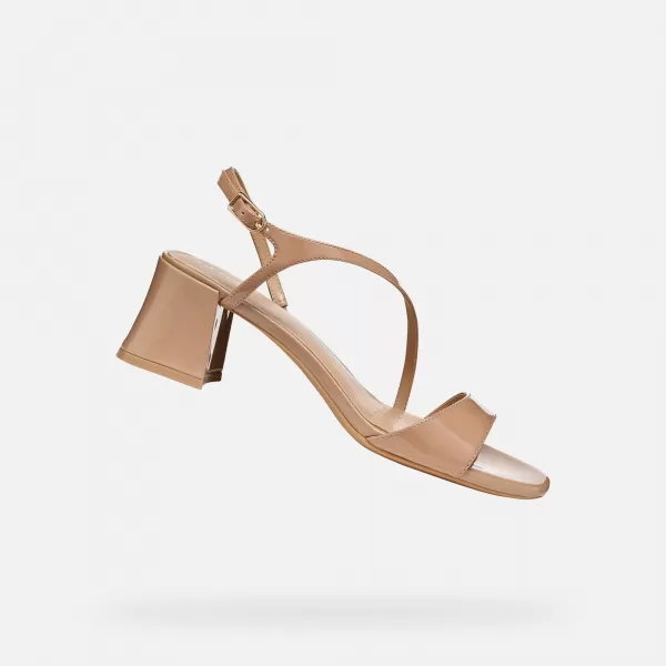  Dámske sandále GEOX NEW ERAKLIA 50 T01 G012946 SVETLO HNEDÁ 