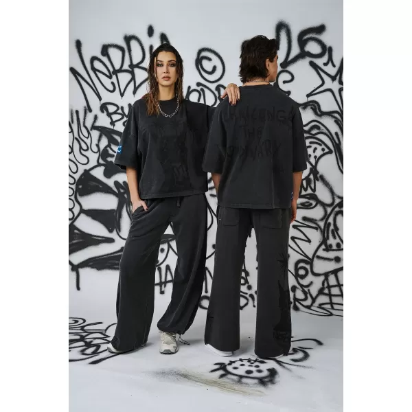  Pánske oversized tričko NEBBIA x Sexsdreams 809 BLACK 