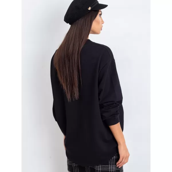  Dámska mikina BASIC FEEL GOOD RV-BL-5185.82P NOIRE 