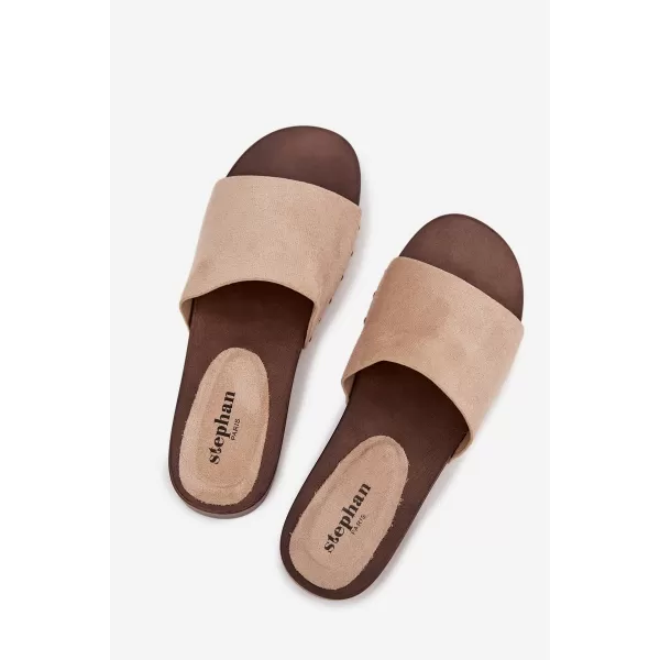  Dámske šľapky BOTO FERINNA 41222 KHAKI 