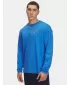 Pánske tričko UNDER ARMOUR UA HWT MODERN SPORT OS LS 6004885-402 MODRÁ