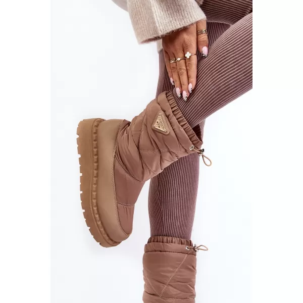 Dámske snehule BOTO LURETA 28724 KHAKI 