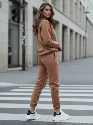 Dámska súprava DSTREET AY0730 KARAMELOVÁ