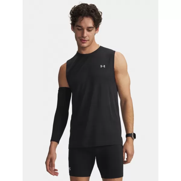  Pánske tielko UNDER ARMOUR UA VELOCITI TANK 6010888-001 ČIERNA 