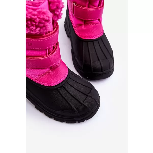  Detské zimné topánky BIG STAR MM374112 FUCHSIA/BLACK Big Star Shoes 