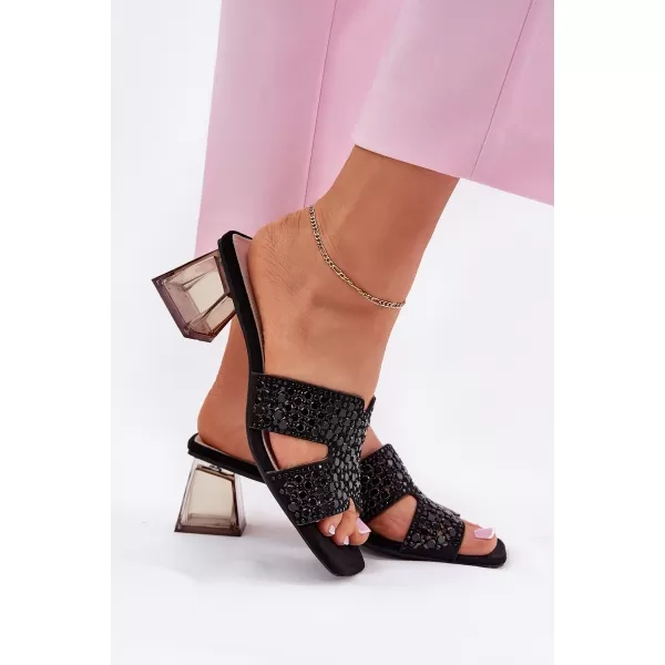  Dámske šľapky VINCEZA 62230 BLACK 