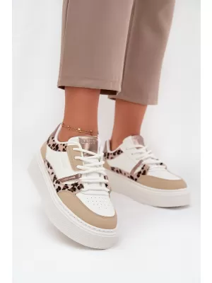 Dámske tenisky BIG STAR SS274357 WHITE/BEIGE Big Star Shoes
