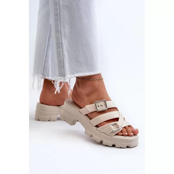  Dámske žabky ZAXY NN285042 BEIGE 