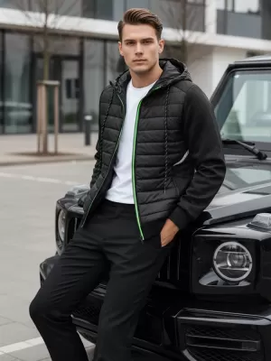 Pánska bunda DSTREET TX4394 ČIERNA