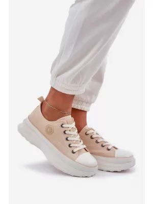 Dámske tenisky BIG STAR NN274127 BEIGE Big Star Shoes