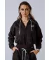 Mikina na zips POWER 895 DARK BROWN CAMO Nebbia