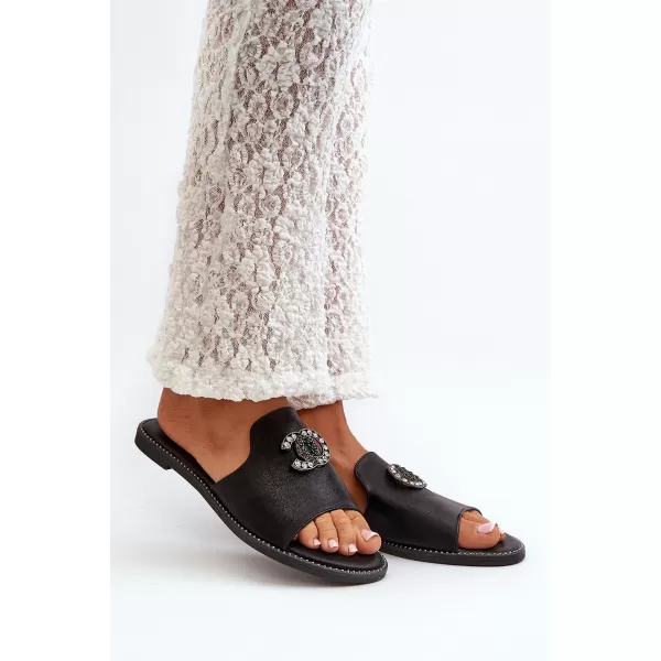  Dámske žabky S.BARSKI KV27-050 BLACK 