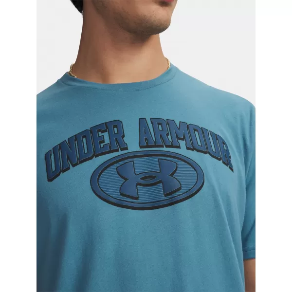  Pánske tričko UNDER ARMOUR UA M WM LOCKER TAG SS 6012778-466 MODRÁ 