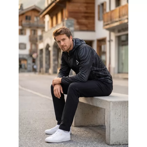  Pánska softshellová bunda premium ALTISPORT VOJ/ALM072JACK01 ČIERNA 