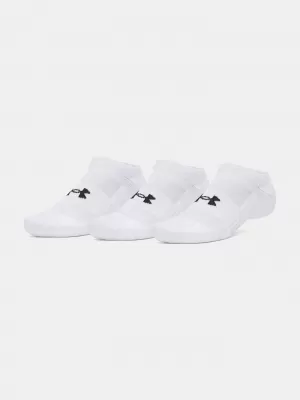 Ponožky UNDER ARMOUR PERFORMANCE COTTON 3PK NS 6009683-100 BIELA
