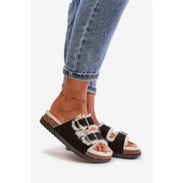  Dámske šľapky BOTO EZILENA 33315 BLACK 