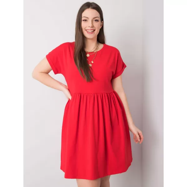  Dámske šaty BASIC FEEL GOOD RV-SK-6292.09P RED 