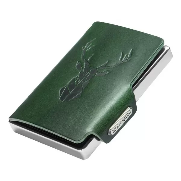  Peňaženka MONDRAGHI Silhouette Modern Deer GREEN 