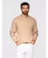 Pánska mikina OMBRE OM-SNBC-0199 BEIGE