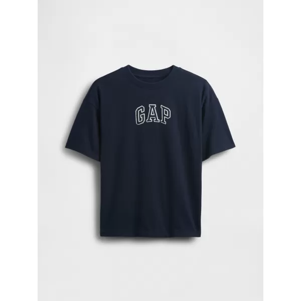 Detské tričko GAP ORIGINAL LOGO TEE 782451-02 TAPESTRY NAVY 