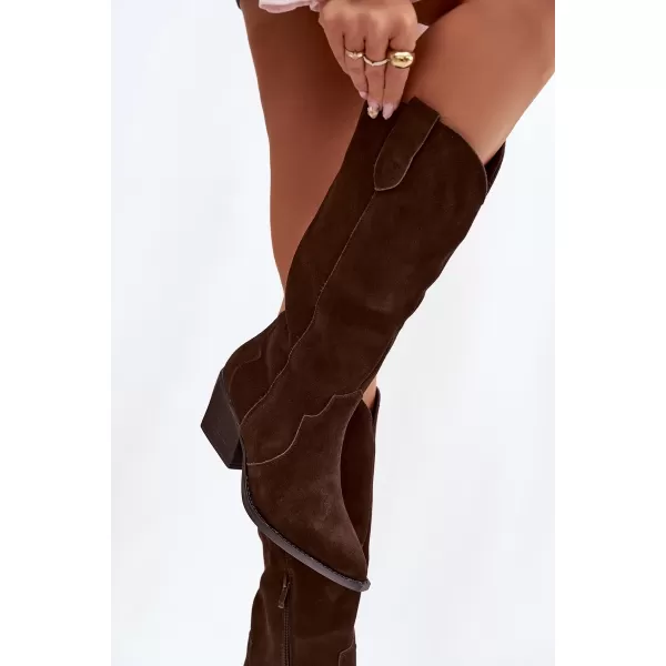  Dámske čižmy BOTO URSELLE 41113 BROWN 
