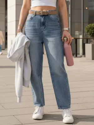Dámske nohavice DSTREET UY2886 MODRÁ