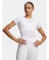 Dámske tričko UNDER ARMOUR HEATGEAR ELITE SS 6015368-100 BIELA