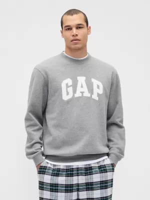 Pánska mikina GAP LOGO SWEATSHIRT 849336-00 GREY HEATHER