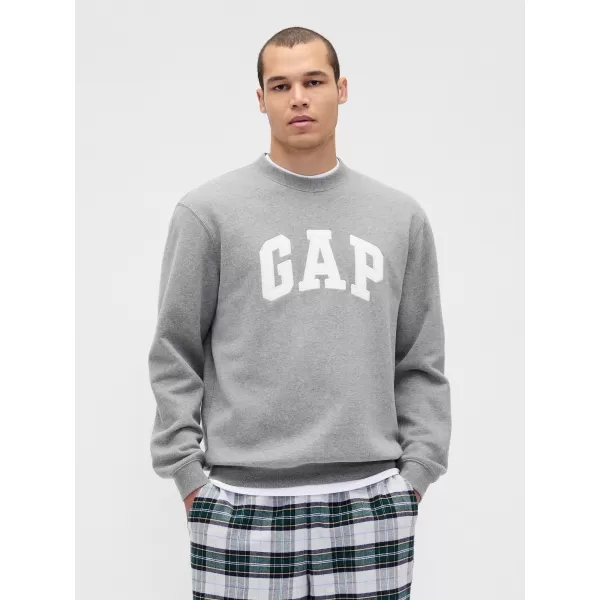  Pánska mikina GAP LOGO SWEATSHIRT 849336-00 GREY HEATHER 